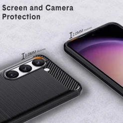 Samsung Galaxy S23 Plus - Carbon Case Hülle, stoßfest