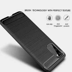 Samsung Galaxy S20 Plus - Carbon Case Hülle, stoßfest