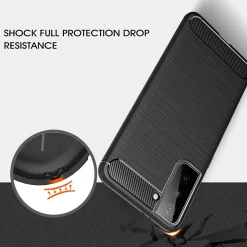 Samsung Galaxy S21 Plus - Carbon Case Hülle, stoßfest