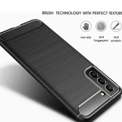 Samsung Galaxy S22 Plus - Carbon Case Hülle, stoßfest