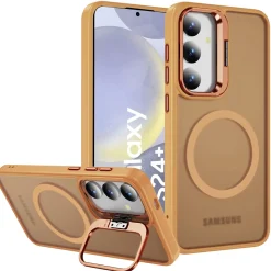Samsung Galaxy S24 Plus - Farbige MagSafe Hülle mit Ring