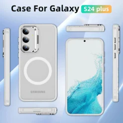 Samsung Galaxy S24 Plus - Farbige MagSafe Hülle mit Ring