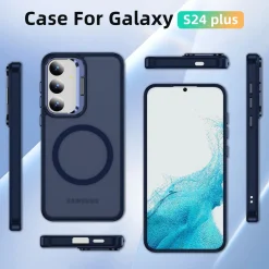 Samsung Galaxy S24 Plus - Farbige MagSafe Hülle mit Ring