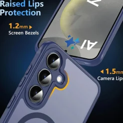 Samsung Galaxy S24 Plus - Farbige MagSafe Hülle mit Kameraschutz