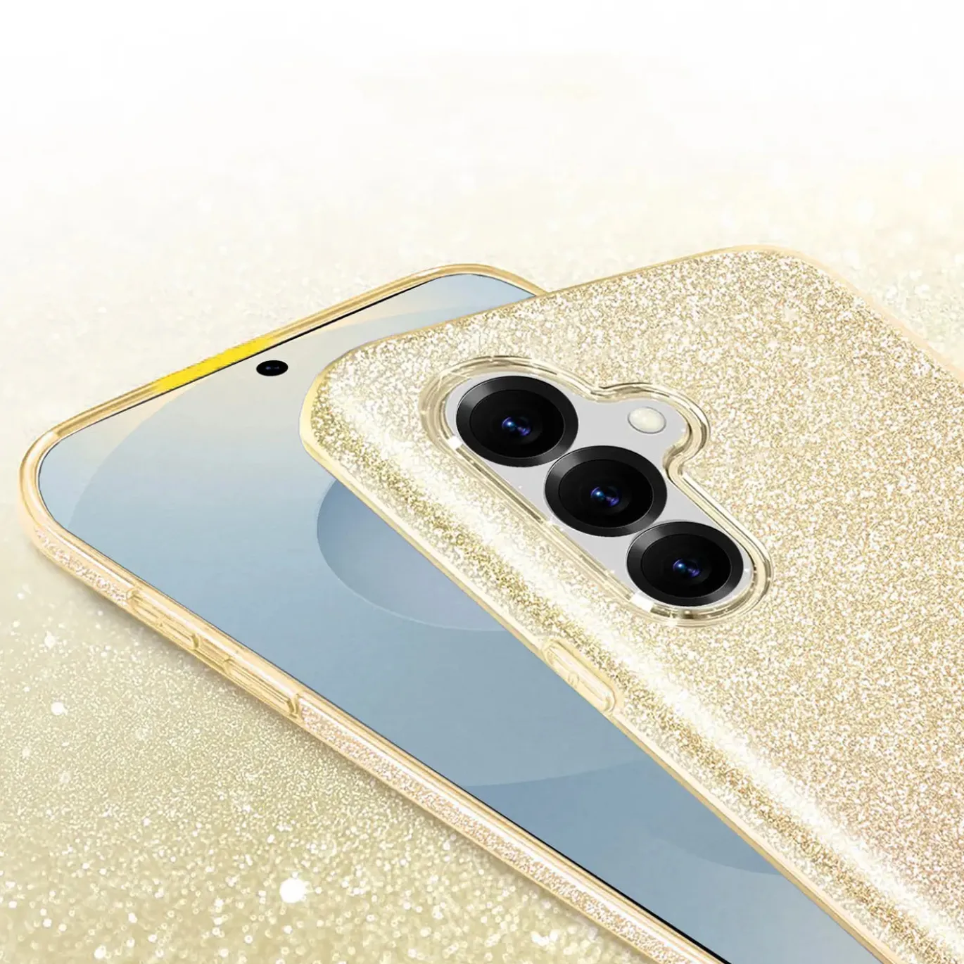 Samsung Galaxy S25 Plus - Glitzer TPU Hülle