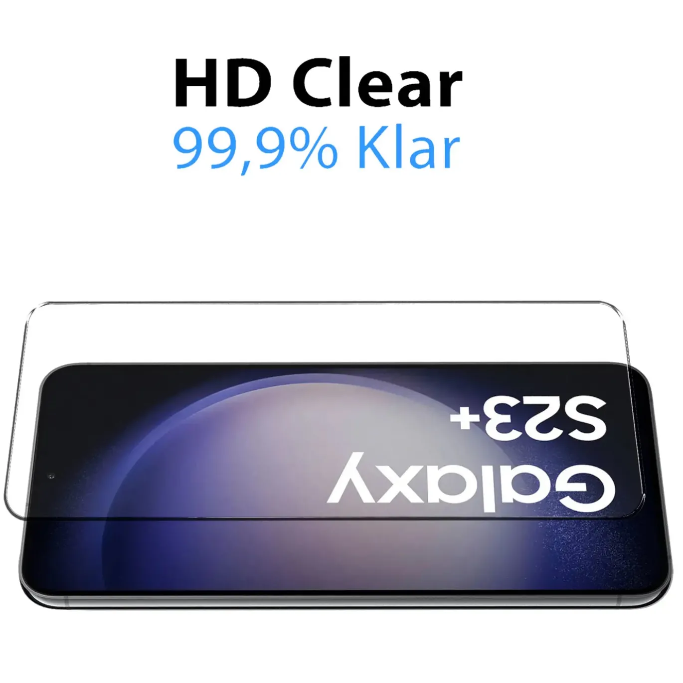 Samsung Galaxy S23 Plus - 9H Displayschutzfolie 2x Display & Kamera