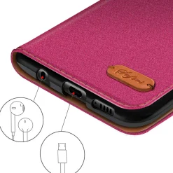 Samsung Galaxy S21 Plus - Jeanslook Klapphülle mit Kartenfach