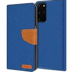 Samsung Galaxy S20 Plus - Jeanslook Klapphülle mit Kartenfach