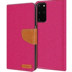 Samsung Galaxy S20 Plus - Jeanslook Klapphülle mit Kartenfach