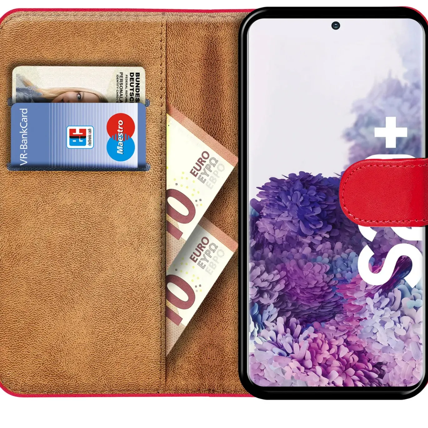 Samsung Galaxy S20 Plus - Klapphülle mit Kartenfächern
