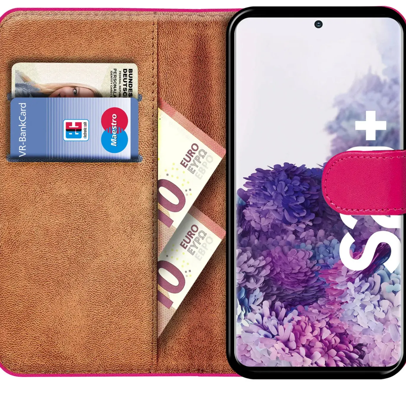Samsung Galaxy S20 Plus - Klapphülle mit Kartenfächern
