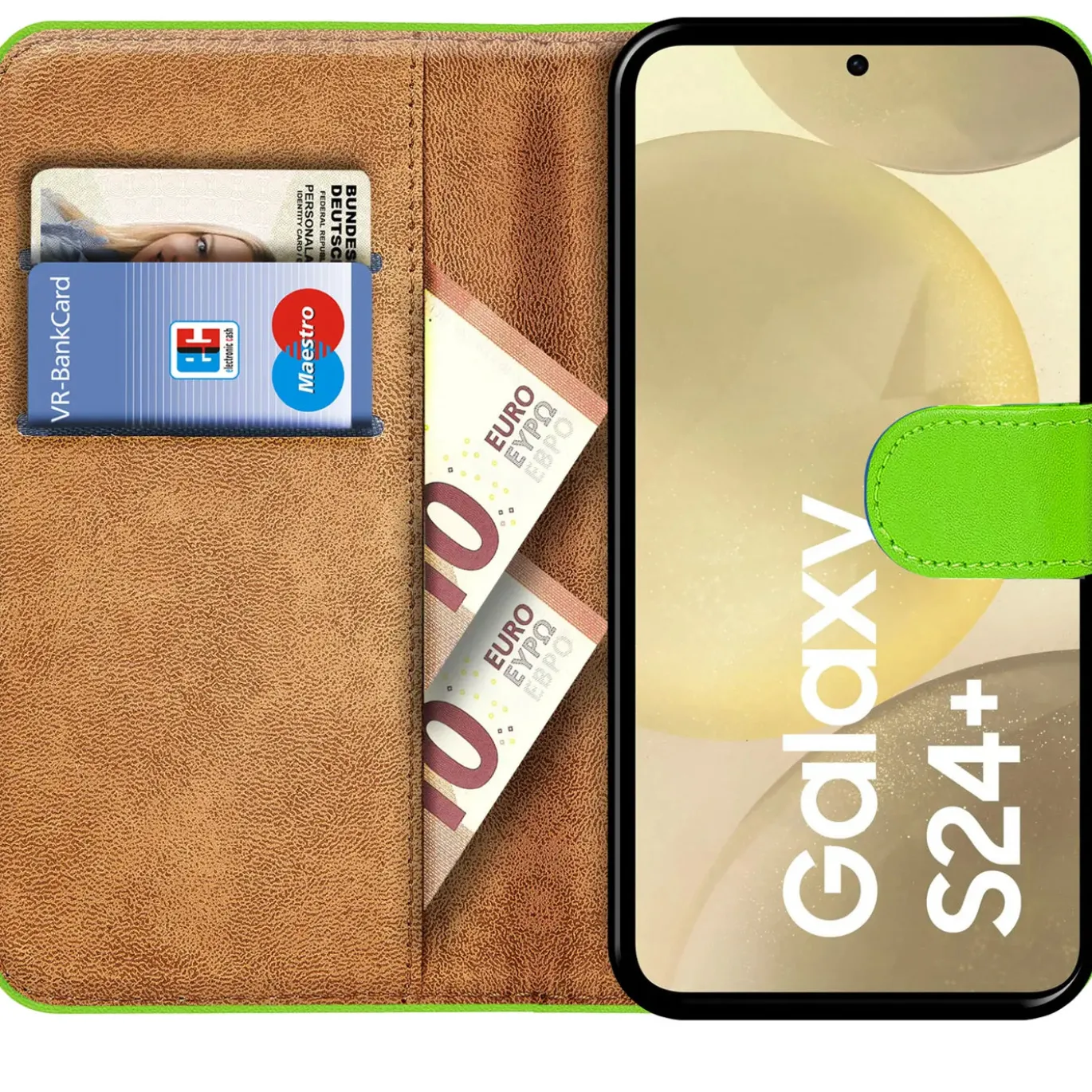 Samsung Galaxy S24 Plus - Klapphülle mit Kartenfächern