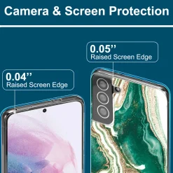 Samsung Galaxy S21 Plus - Marmor & Sand Design Hülle