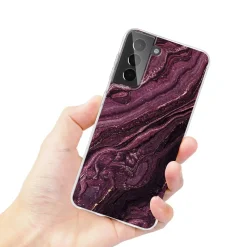 Samsung Galaxy S21 Plus - Marmor & Sand Design Hülle