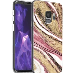 Samsung Galaxy S9 Plus - Marmor & Sand Design Hülle