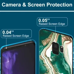 Samsung Galaxy S9 Plus - Marmor & Sand Design Hülle