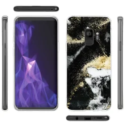 Samsung Galaxy S9 Plus - Marmor & Sand Design Hülle