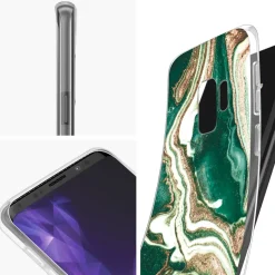 Samsung Galaxy S9 Plus - Marmor & Sand Design Hülle