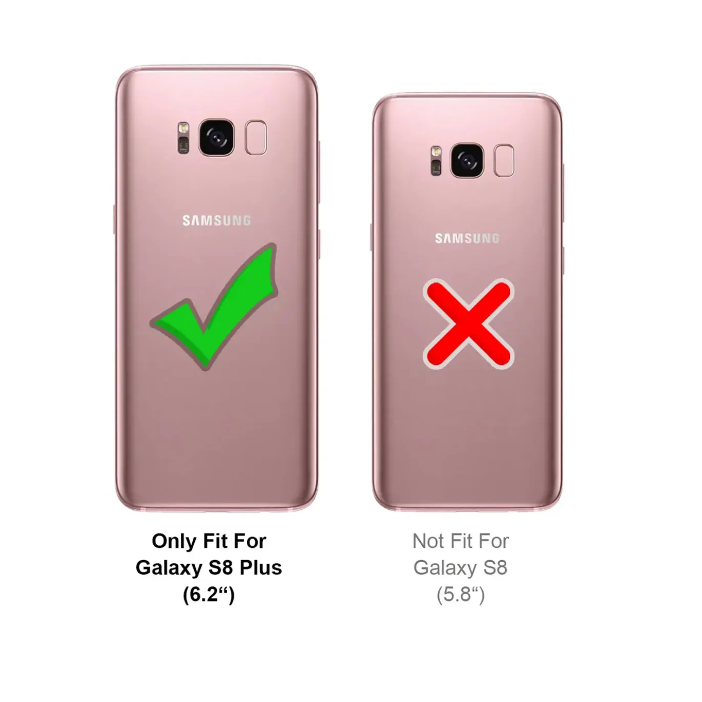 Samsung Galaxy S8 Plus - Marmor & Sand Design Hülle