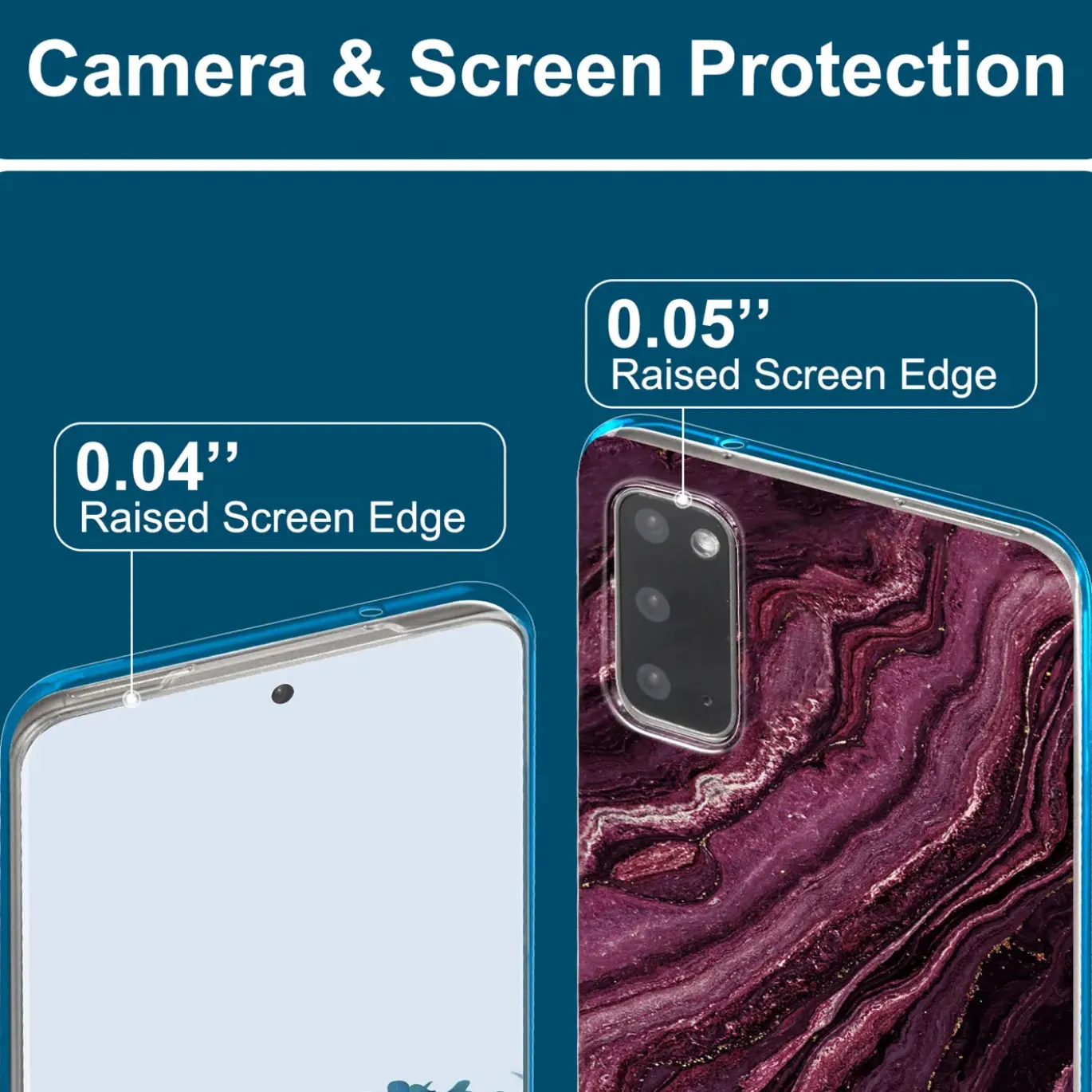 Samsung Galaxy S20 Plus - Marmor & Sand Design Hülle