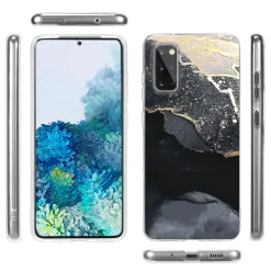 Samsung Galaxy S20 Plus - Marmor & Sand Design Hülle