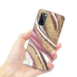 Samsung Galaxy S20 Plus - Marmor & Sand Design Hülle