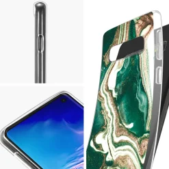 Samsung Galaxy S10 Plus - Marmor & Sand Design Hülle