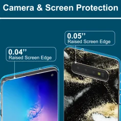Samsung Galaxy S10 Plus - Marmor & Sand Design Hülle