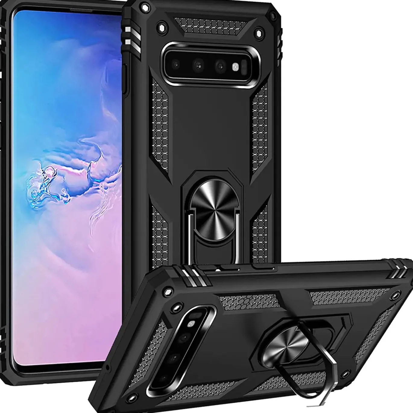 Samsung Galaxy S10 Plus - Outdoor Hardcase mit Ringhalter