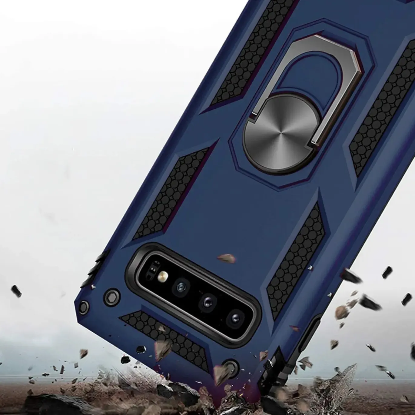 Samsung Galaxy S10 Plus - Outdoor Hardcase mit Ringhalter
