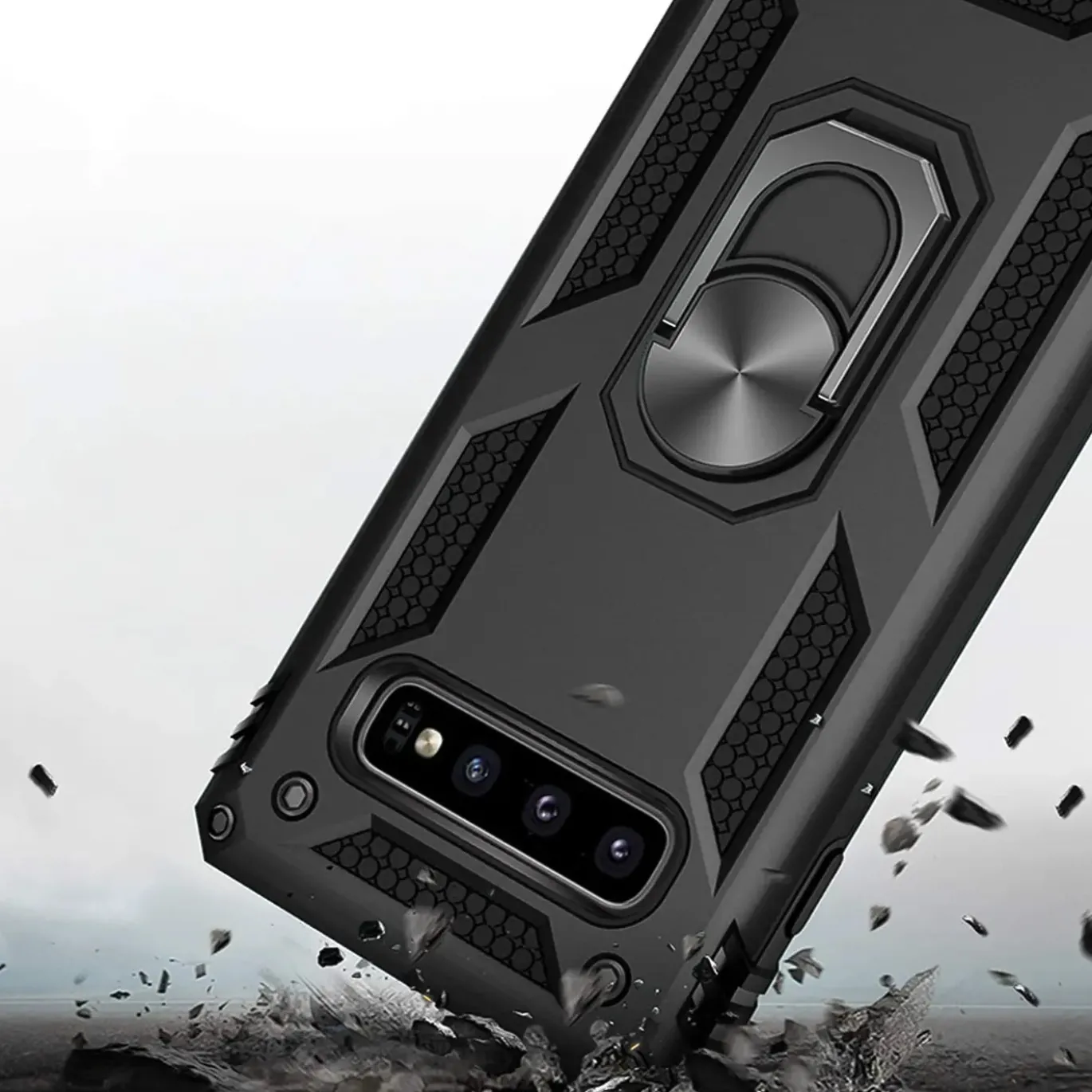 Samsung Galaxy S10 Plus - Outdoor Hardcase mit Ringhalter