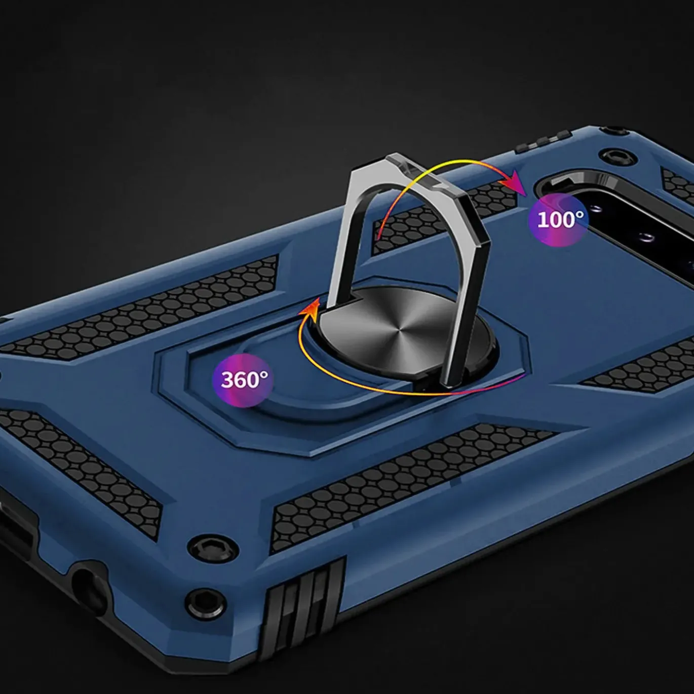Samsung Galaxy S10 Plus - Outdoor Hardcase mit Ringhalter