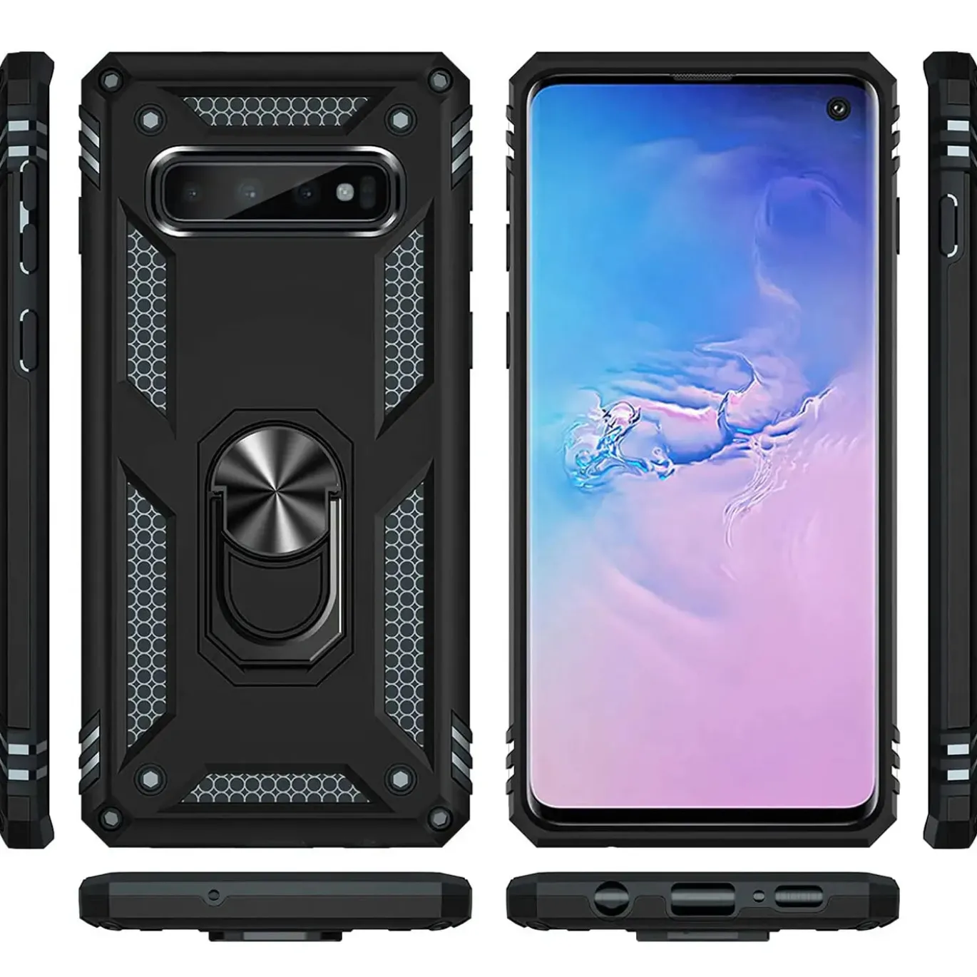 Samsung Galaxy S10 Plus - Outdoor Hardcase mit Ringhalter