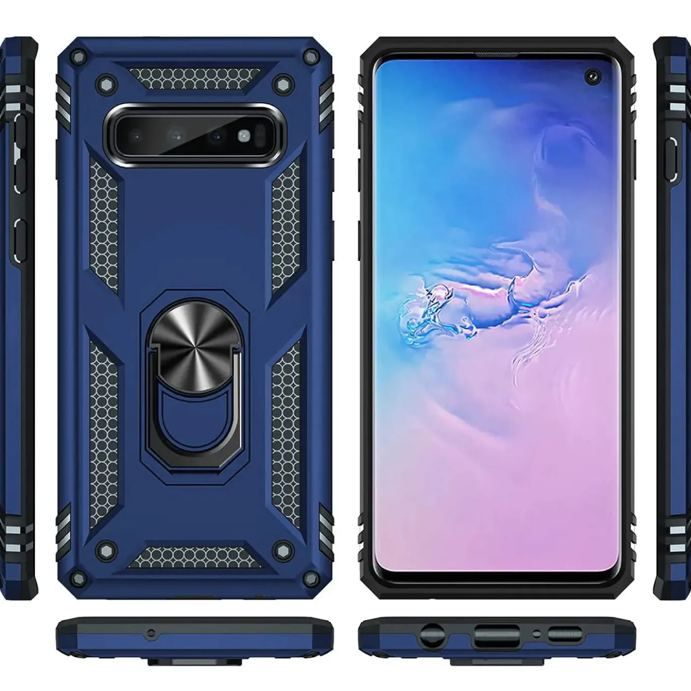 Samsung Galaxy S10 Plus - Outdoor Hardcase mit Ringhalter