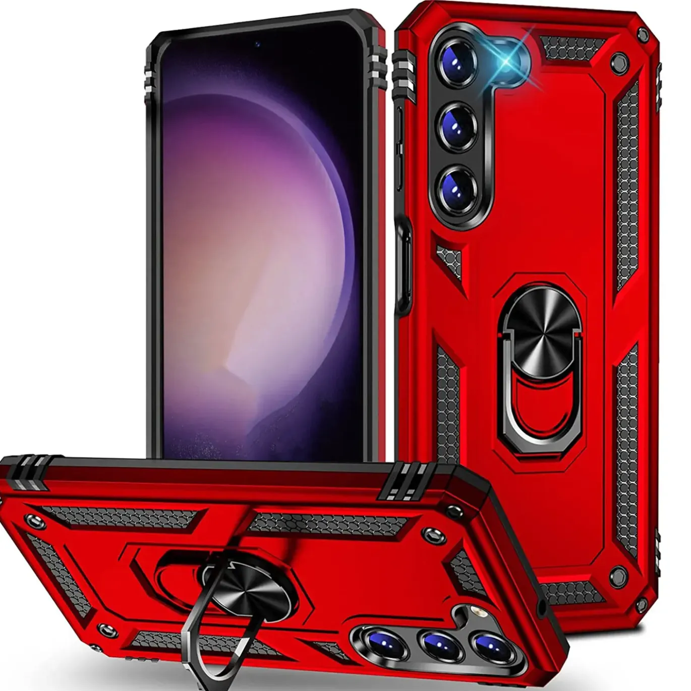 Samsung Galaxy S23 Plus - Outdoor Hardcase mit Ringhalter