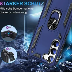 Samsung Galaxy S23 Plus - Outdoor Hardcase mit Ringhalter