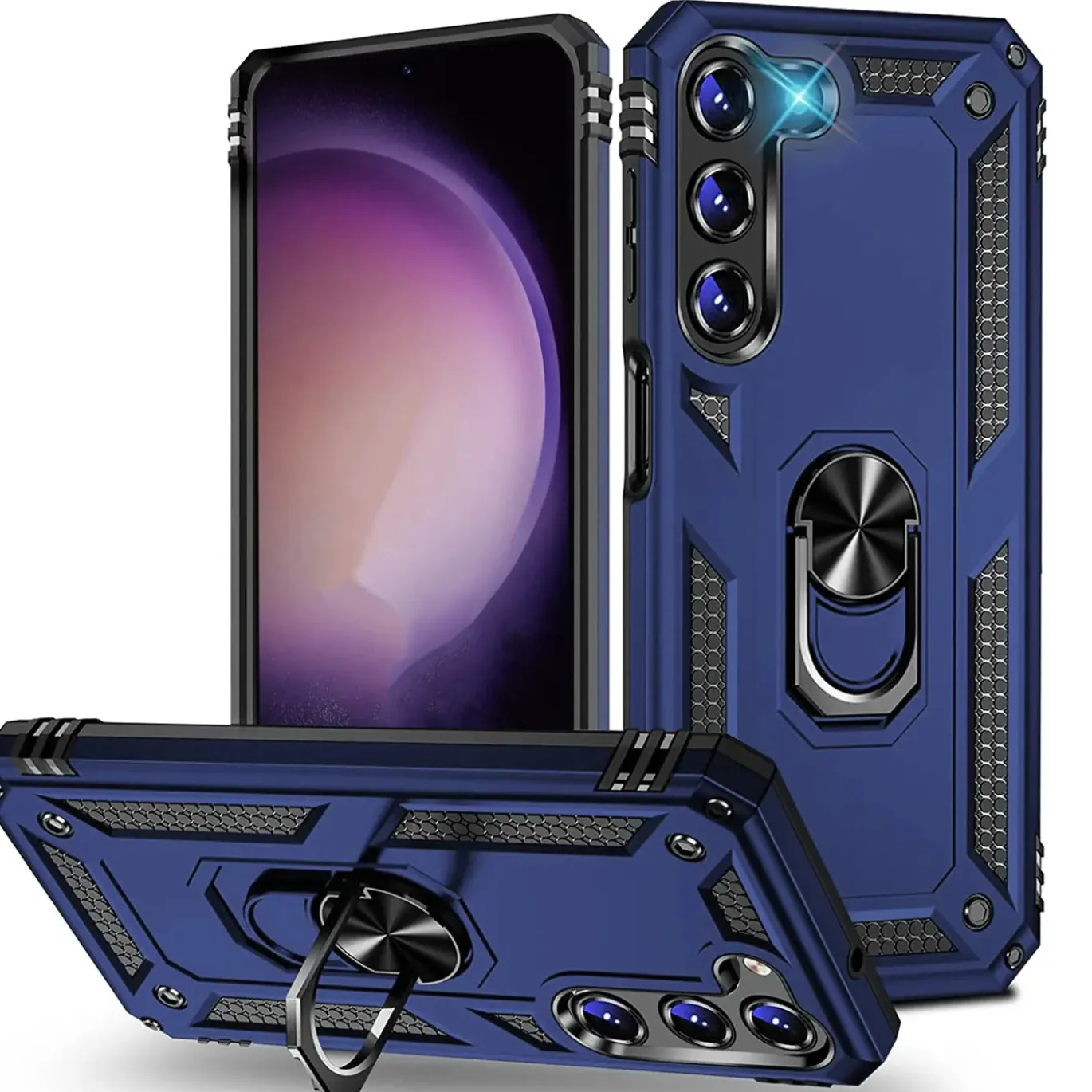 Samsung Galaxy S23 Plus - Outdoor Hardcase mit Ringhalter