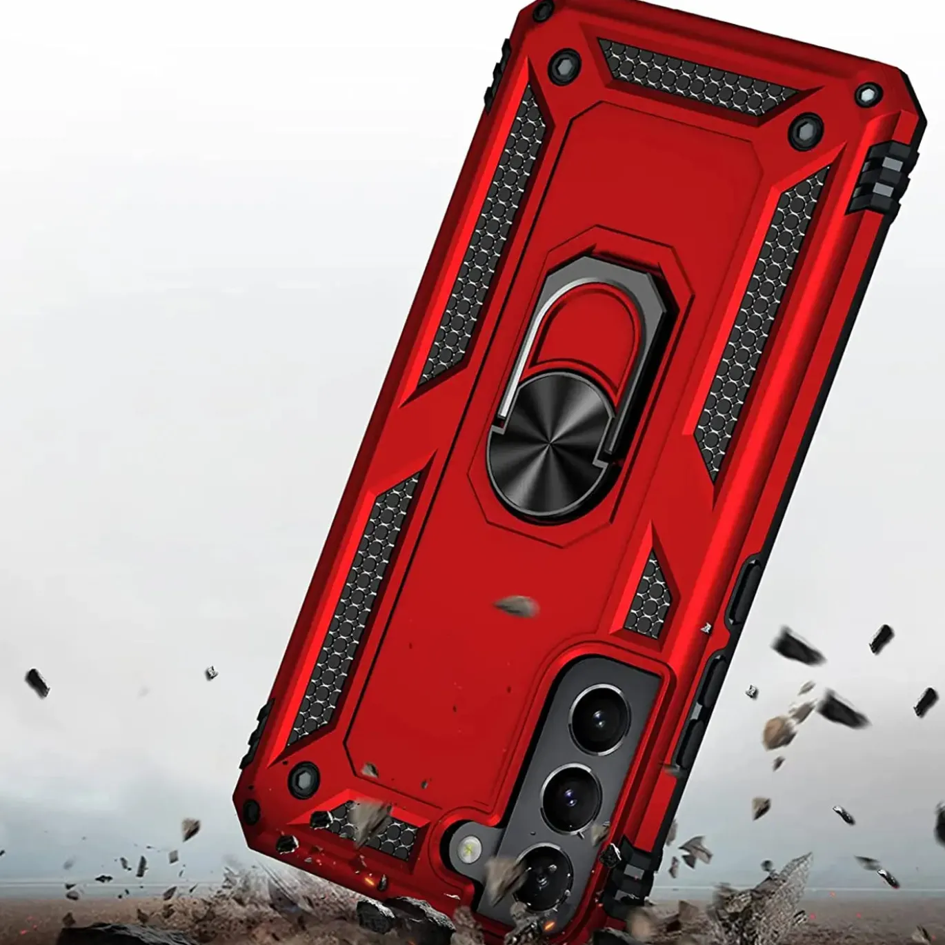 Samsung Galaxy S22 Plus - Outdoor Hardcase mit Ringhalter