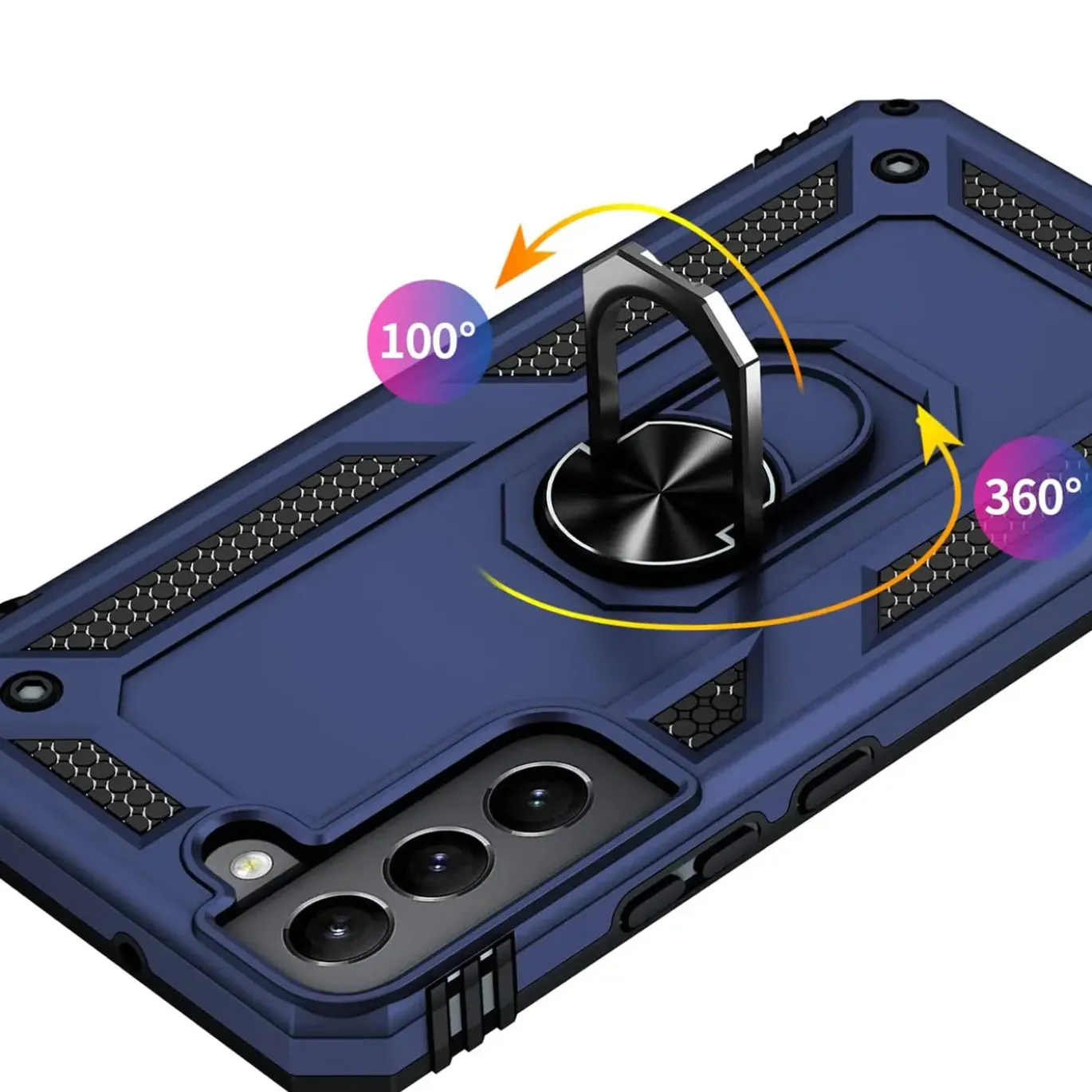 Samsung Galaxy S22 Plus - Outdoor Hardcase mit Ringhalter