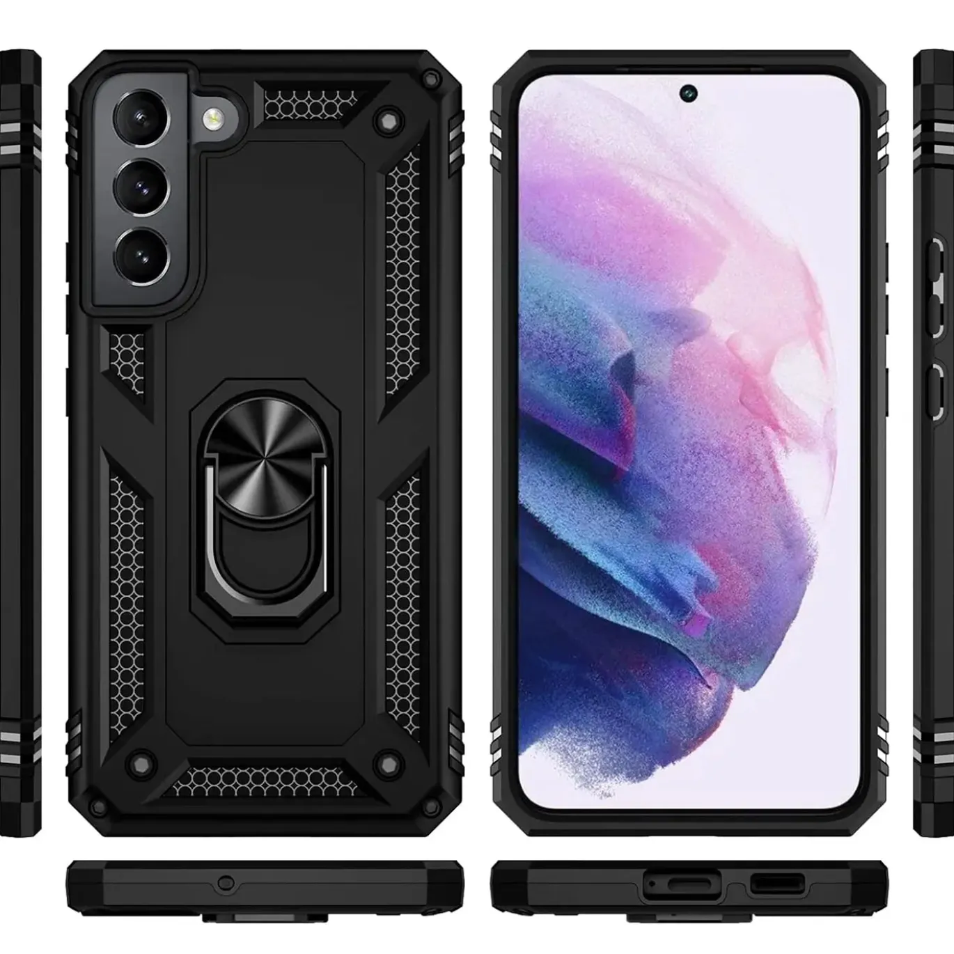 Samsung Galaxy S22 Plus - Outdoor Hardcase mit Ringhalter