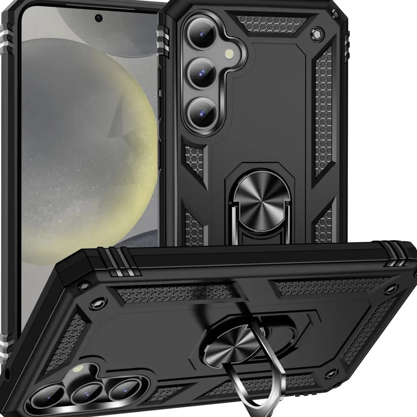 Samsung Galaxy S24 Plus - Outdoor Hardcase mit Ringhalter