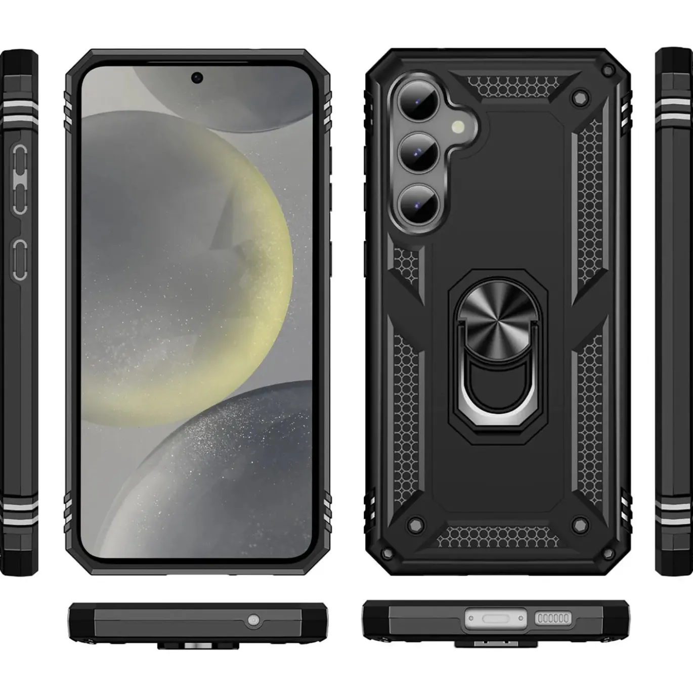 Samsung Galaxy S24 Plus - Outdoor Hardcase mit Ringhalter