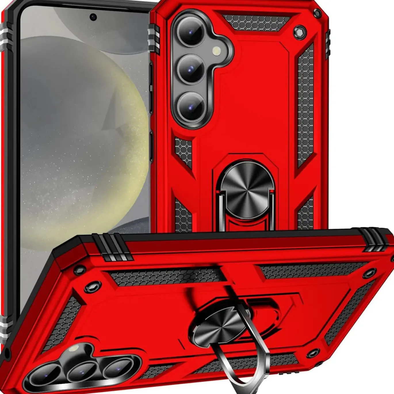 Samsung Galaxy S24 Plus - Outdoor Hardcase mit Ringhalter