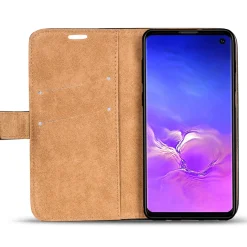 Samsung Galaxy S10 Plus - Retro Klapphülle mit Karten- & Geldfach