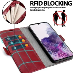 Samsung Galaxy S20 Plus - Robuste Klapphülle mit RFID Block