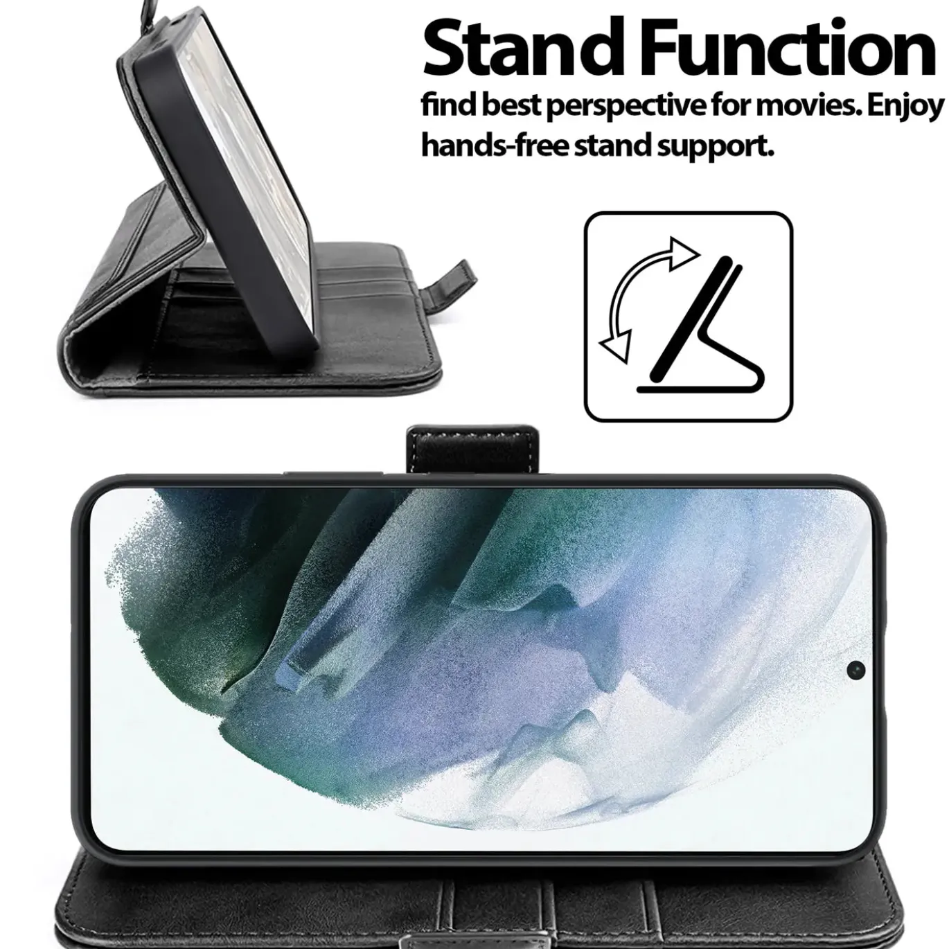 Samsung Galaxy S21 Plus - Robuste Klapphülle mit RFID Block