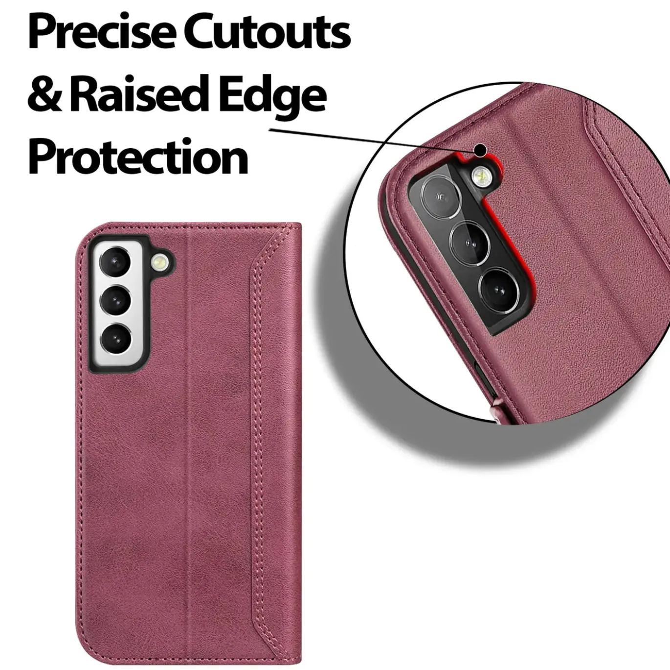 Samsung Galaxy S21 Plus - Robuste Klapphülle mit RFID Block