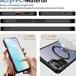 Samsung Galaxy S24 Plus / S25 Plus - MagSafe Case mit Aufstellfunktion