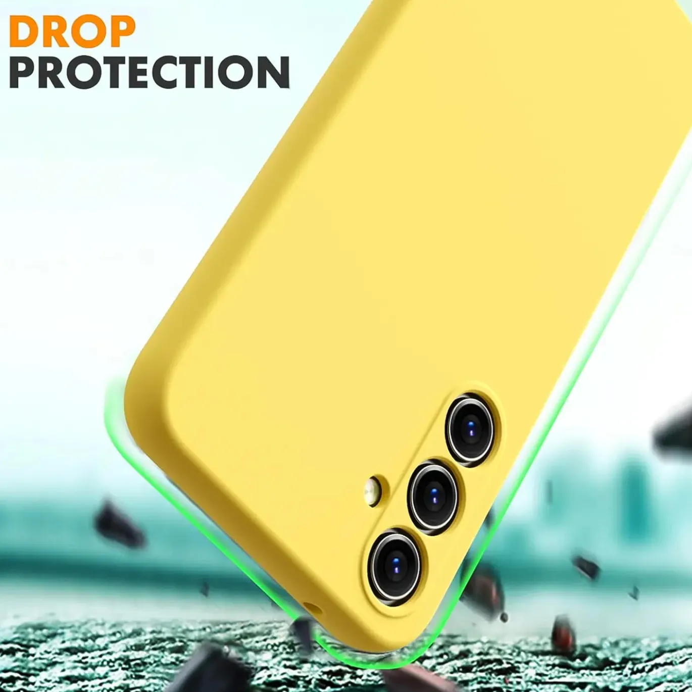 Samsung Galaxy S24 Plus - Silikon Case mit Mikrofaser-Innenseite