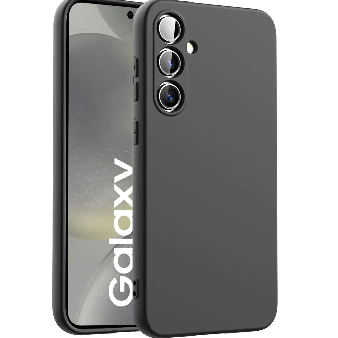 Samsung Galaxy S24 Plus - Silikon Case mit Mikrofaser-Innenseite